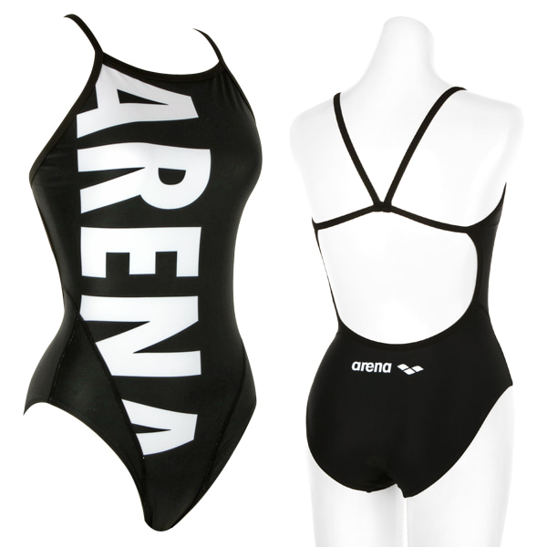 아레나(Arena) [한정수량 특가판매]아레나 여성수영복 탄탄이 AUSCL02 BLK