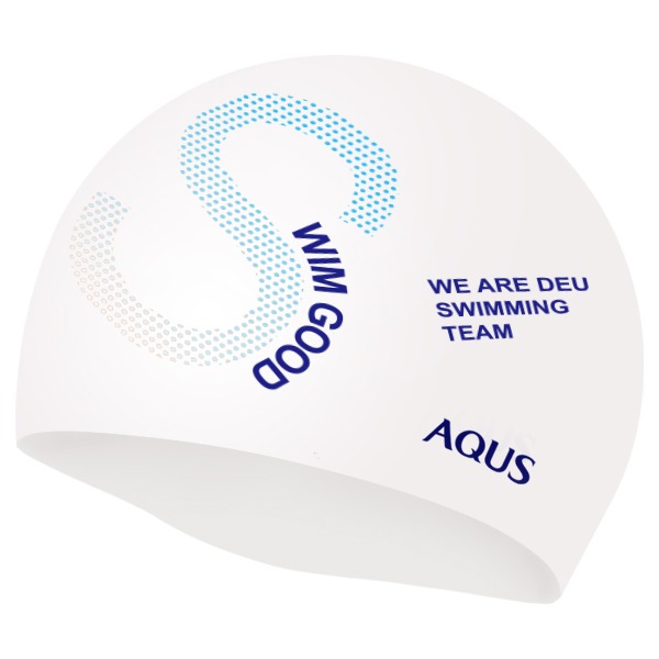 아쿠스(AQUS) 단체 팀 실리콘 수모 맞춤 주문제작 스윔굿 팀